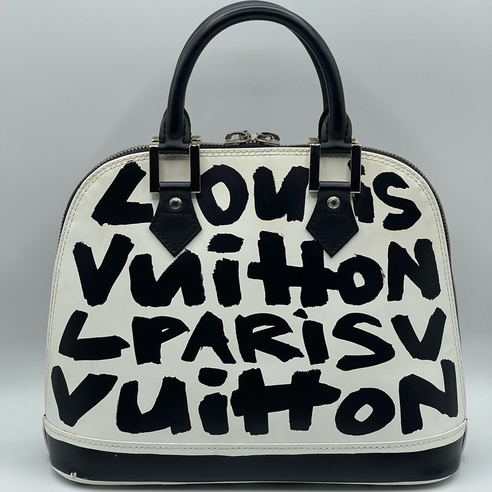 Louis Vuitton Graffiti Alma Stephen Sprouse MM Collector’s Rare Limited Handbag - Picture 12 of 16